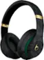 Left. Beats - Geek Squad Certified Refurbished Beats Studio³ Wireless Noise Cancelling Headphones - NBA Collection - Celtics Black.