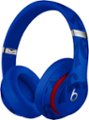 Left Zoom. Geek Squad Certified Refurbished Beats Studio³ Wireless Noise Cancelling Headphones - NBA Collection - 76ers Blue.
