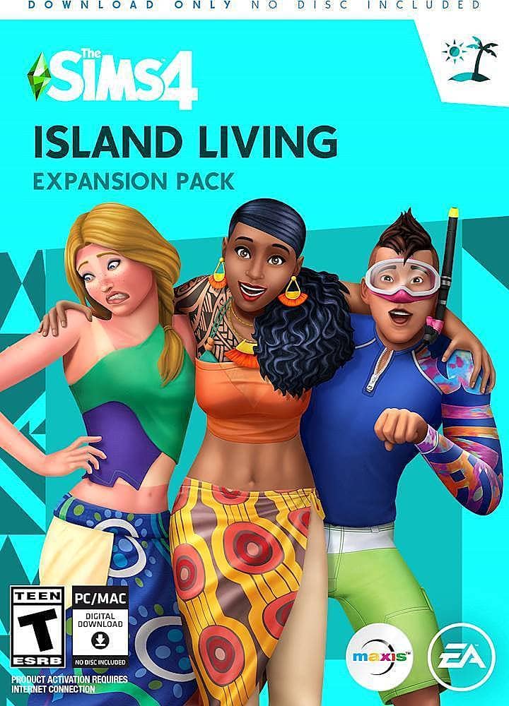 Front. Electronic Arts - The Sims 4 Island Living.