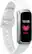 Front. Samsung - Galaxy Fit Activity Tracker + Heart Rate - White.