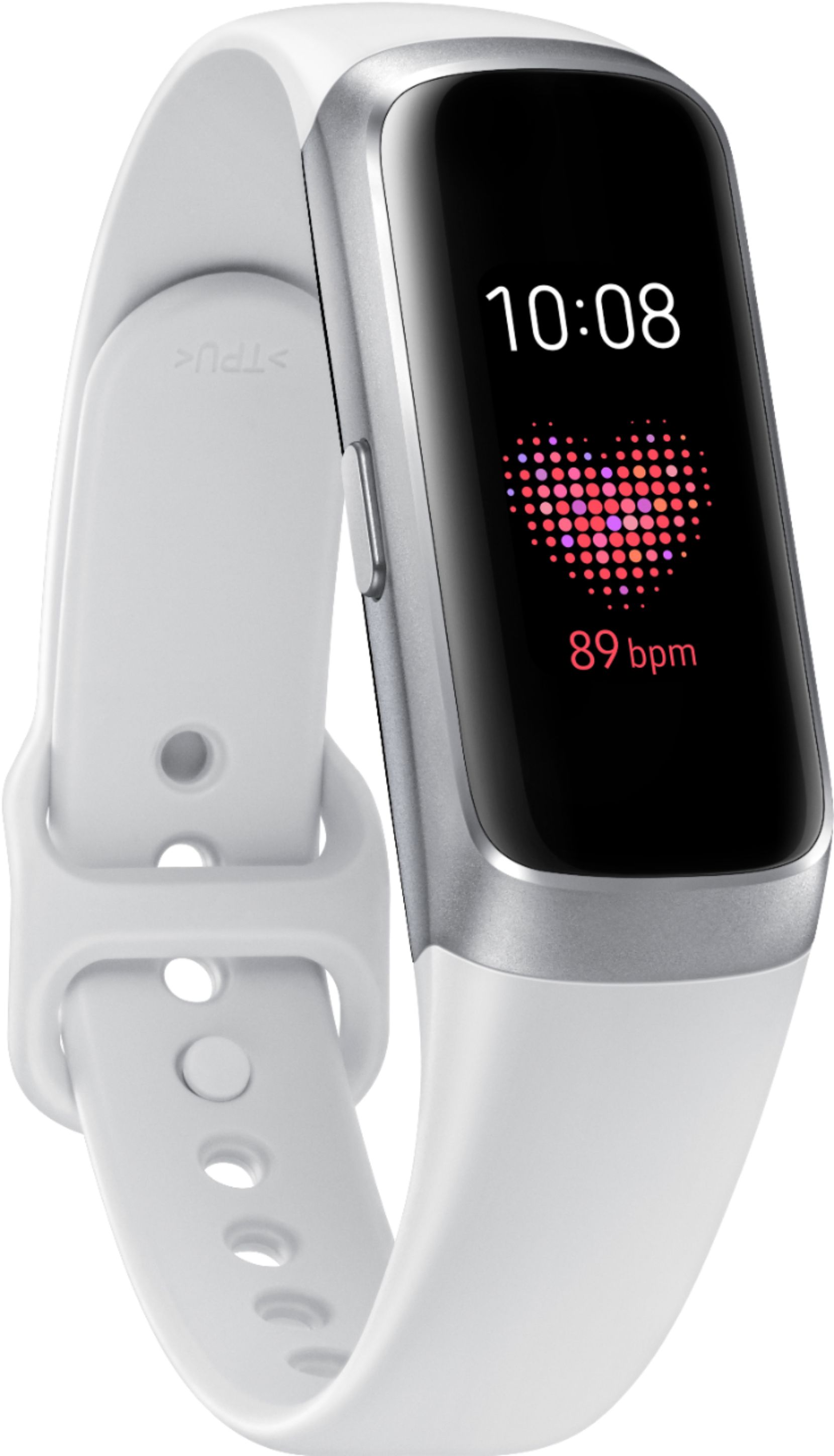 Best Buy: Samsung Galaxy Fit Activity Tracker + Heart Rate White SM ...