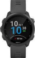 Garmin - Forerunner 245 GPS Smartwatch 30mm Fiber-Reinforced Polymer - Slate - Front_Zoom