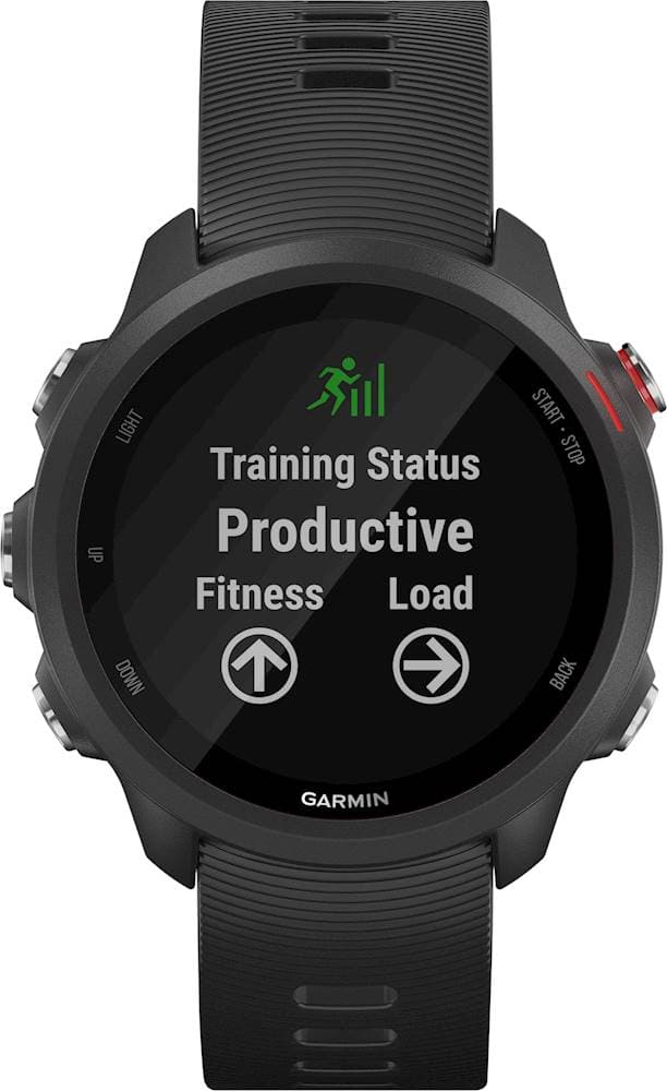 Alt View 13. Garmin - Forerunner 245 Music GPS Smartwatch 42mm Fiber-Reinforced Polymer - Black.