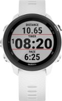 Garmin - Forerunner 245 Music GPS Smartwatch 30mm Fiber-Reinforced Polymer - White - Front_Zoom
