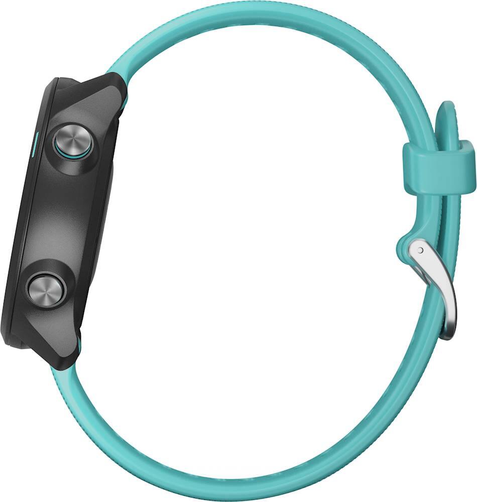 Alt View 15. Garmin - Forerunner 245 Music GPS Smartwatch 42mm Fiber-Reinforced Polymer - Aqua.