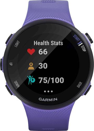 Garmin - Forerunner 45S GPS Heart Rate Monitor Running Smartwatch - Iris