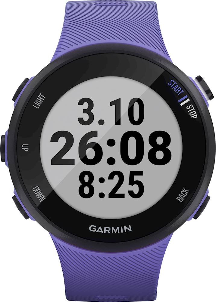 Best Buy: Garmin Forerunner 45S GPS Smartwatch 39mm Fiber-Reinforced  Polymer Iris 010-02156-01