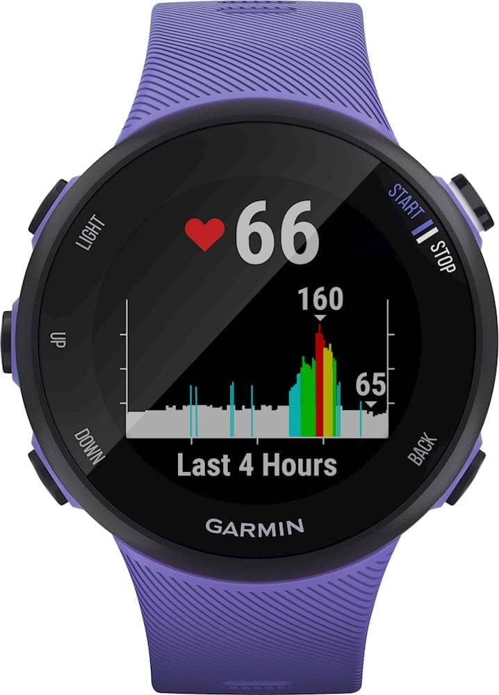Alt View 13. Garmin - Forerunner 45S GPS Smartwatch 39mm Fiber-Reinforced Polymer - Iris.