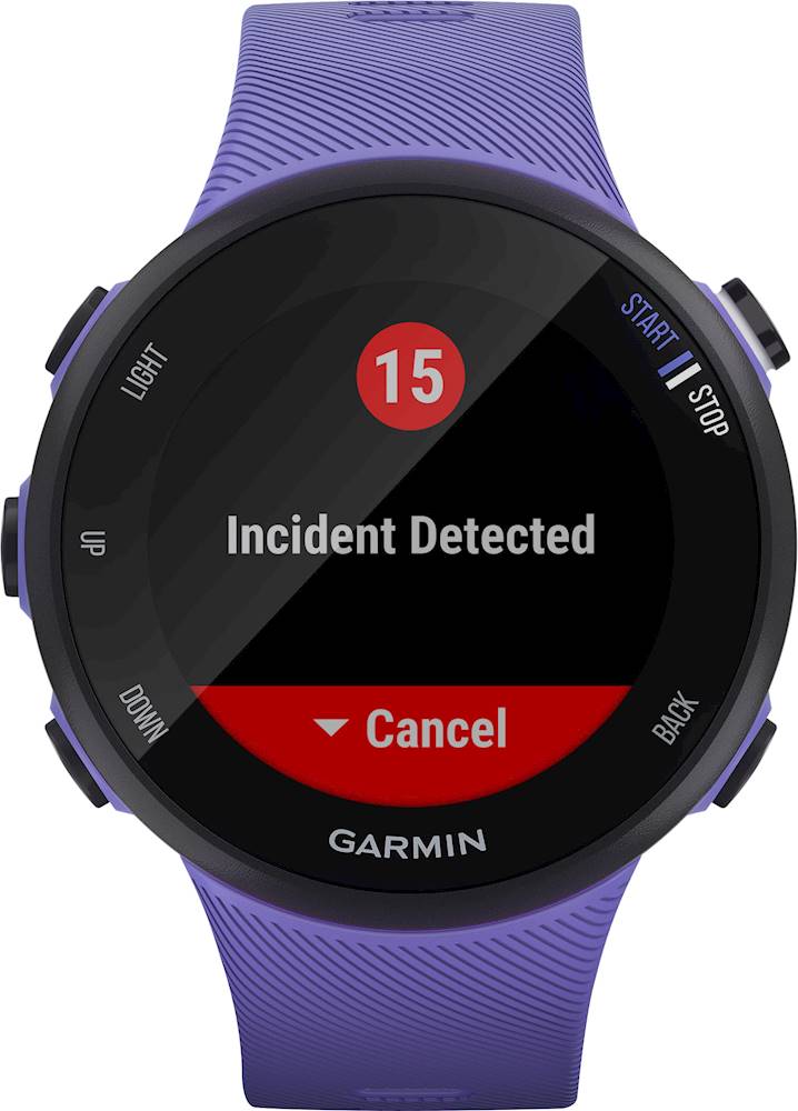 Garmin Forerunner 45S GPS Smartwatch 39mm Fiber-Reinforced Polymer Iris  010-02156-01 - Best Buy