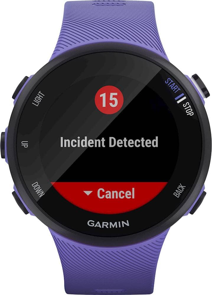 Alt View 14. Garmin - Forerunner 45S GPS Smartwatch 39mm Fiber-Reinforced Polymer - Iris.