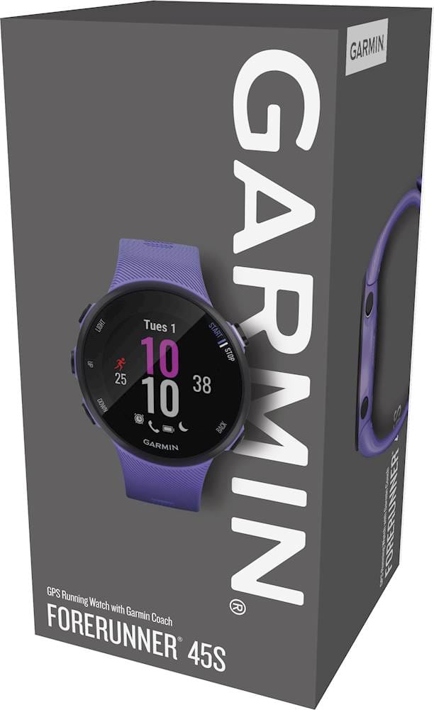 Alt View 16. Garmin - Forerunner 45S GPS Smartwatch 39mm Fiber-Reinforced Polymer - Iris.