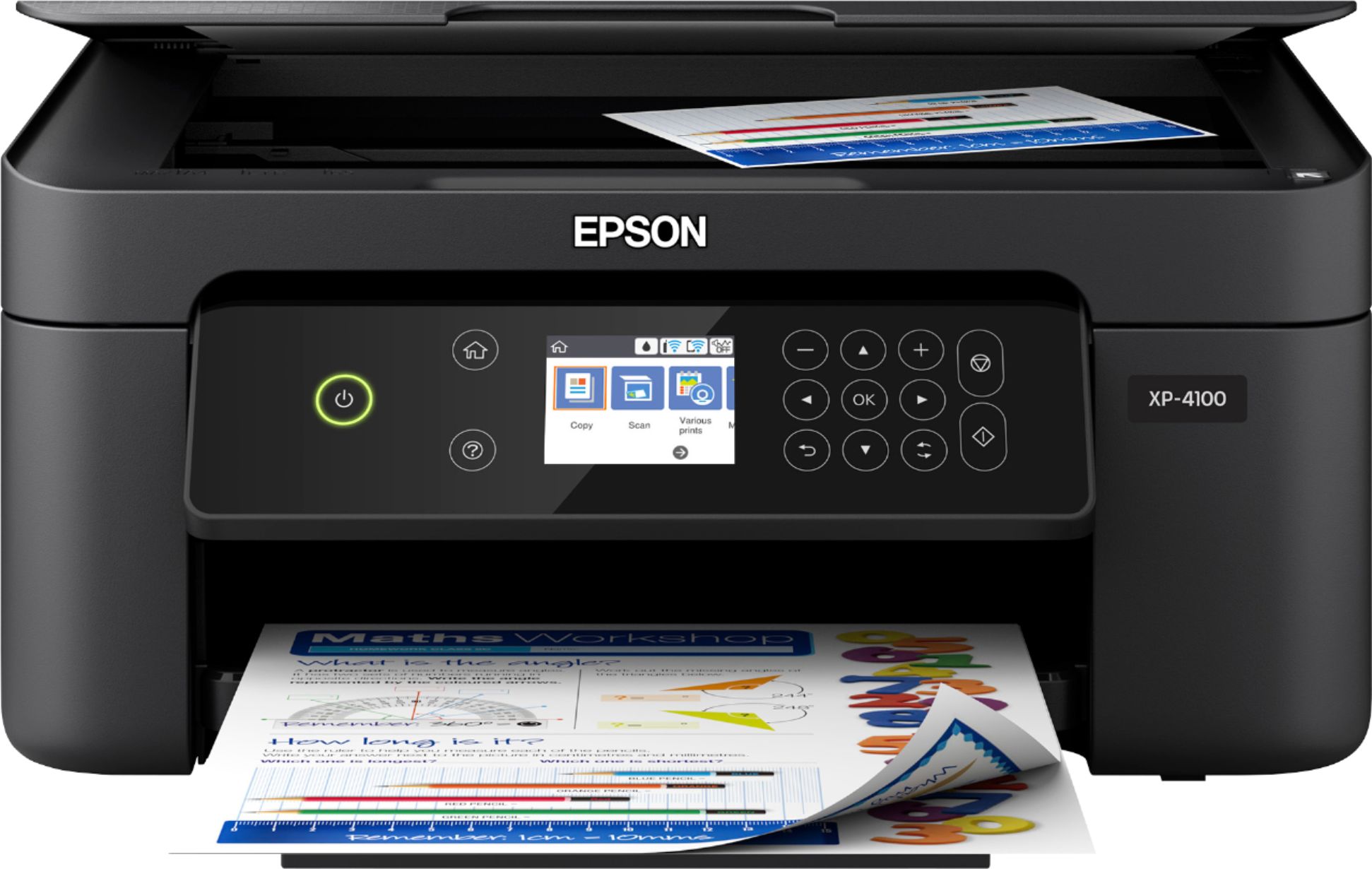 forbinde logo Bakterie Epson Expression Home XP-4100 Wireless All-In-One Inkjet Printer Black  EPSON XP-4100 PRINTER C11CG33 - Best Buy