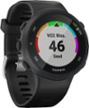 Angle Zoom. Garmin - Forerunner 45 GPS Smartwatch 26mm Fiber-Reinforced Polymer - Black.