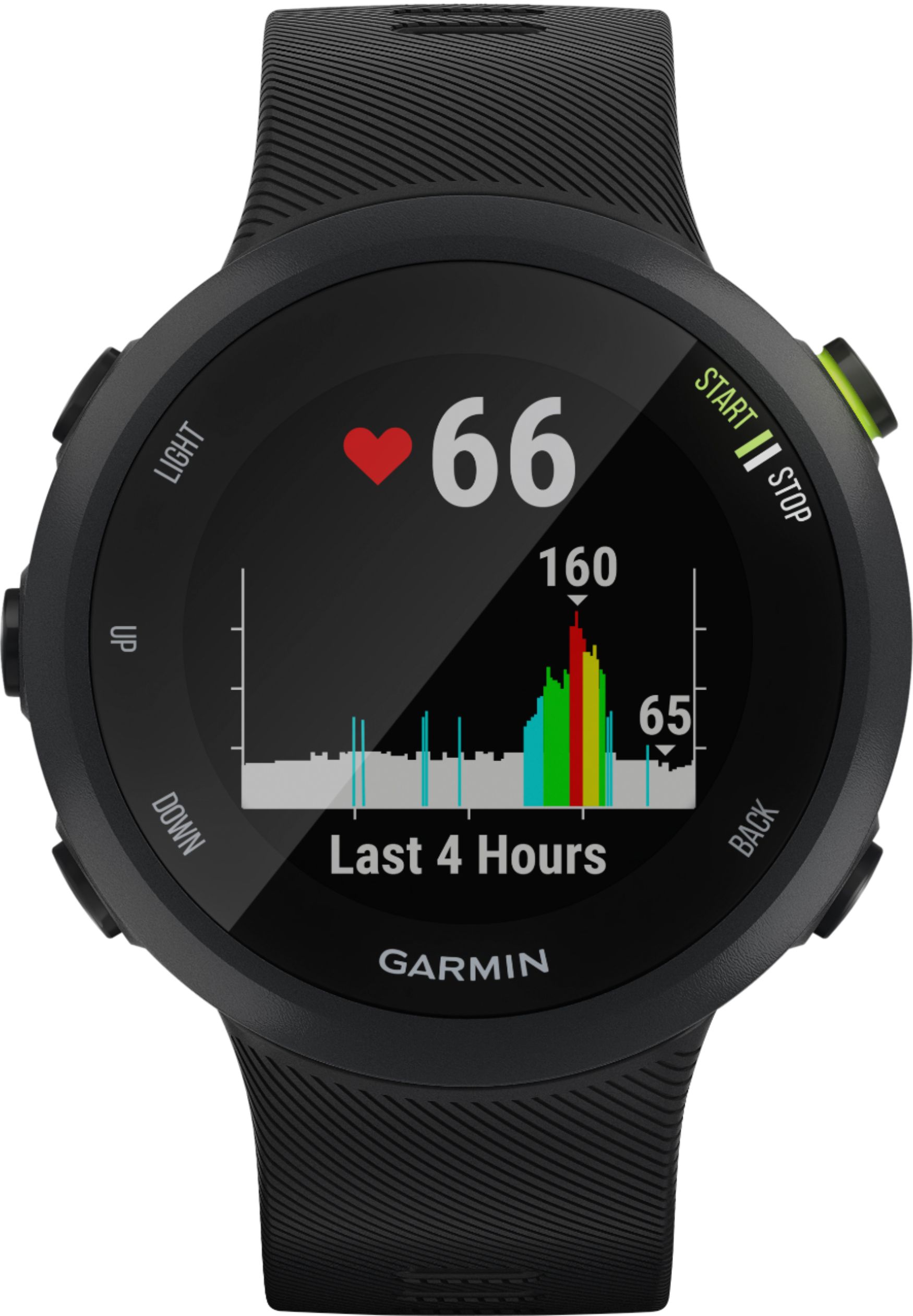 Sind Stillehavsøer Shah Garmin Forerunner 45 GPS Smartwatch 42mm Fiber-Reinforced Polymer Black  010-02156-05 - Best Buy