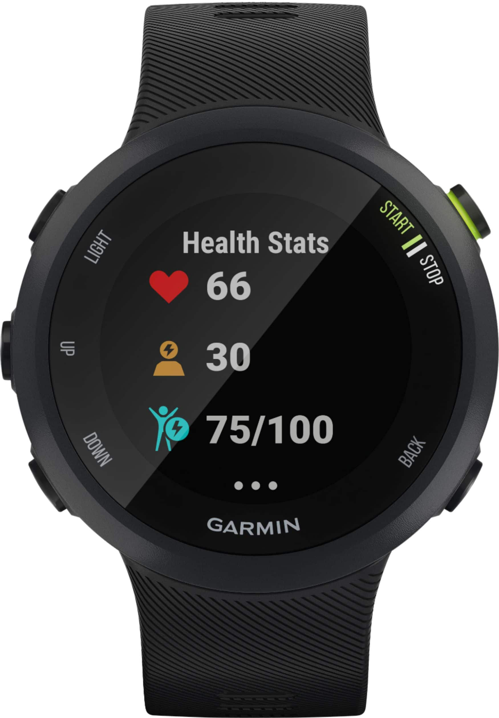 Best Buy: Garmin Forerunner 45 GPS Smartwatch 42mm Fiber-Reinforced Polymer  Black 010-02156-05