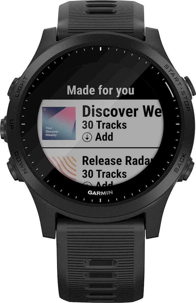 egoisme se Inspirere Garmin Forerunner 945 GPS Smartwatch 30mm Fiber-Reinforced Polymer Black  010-02063-00 - Best Buy