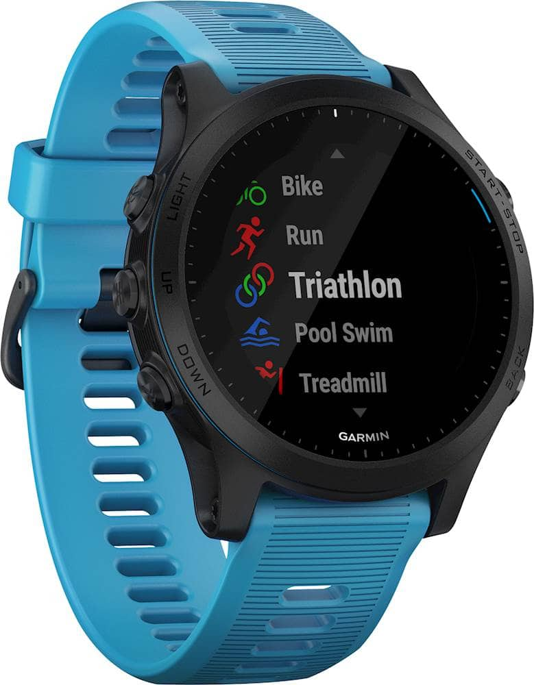 Garmin Forerunner 945 GPS Smartwatch 30mm Fiber-Reinforced Polymer Blue  010-02063-10 - Best Buy