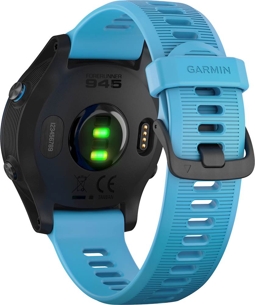 Garmin Forerunner GPS Smartwatch 30mm Fiber-Reinforced Polymer Blue 010-02063-10 - Best
