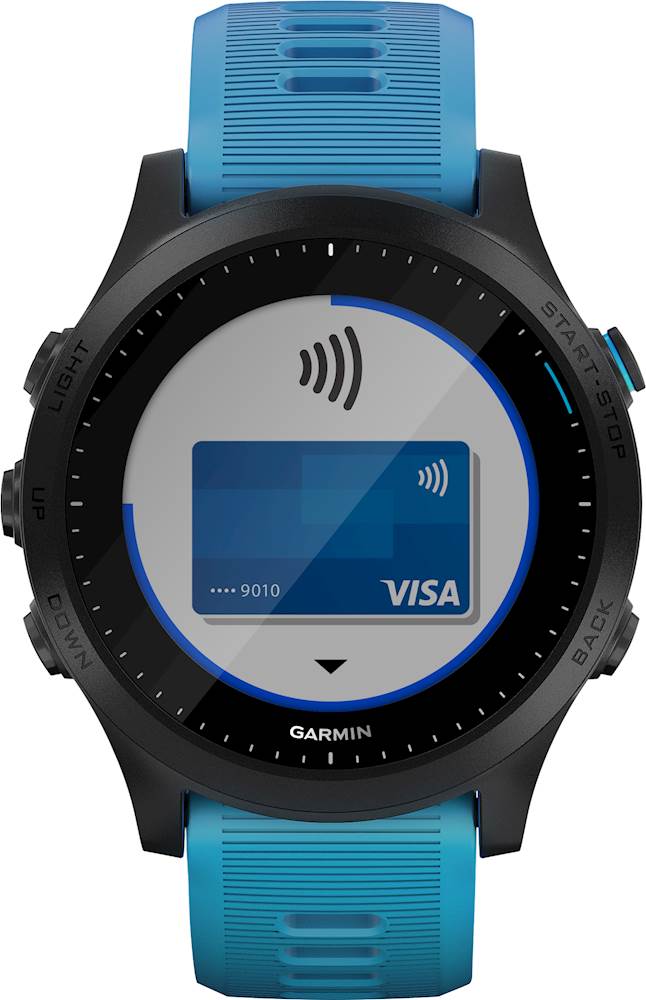 Kroniek omroeper deze Garmin Forerunner 945 GPS Smartwatch 30mm Fiber-Reinforced Polymer Blue  010-02063-10 - Best Buy