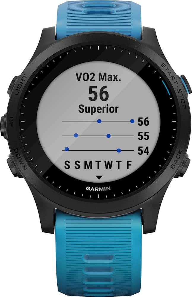 Garmin Forerunner 945 GPS Smartwatch 30mm Fiber-Reinforced Polymer Blue  010-02063-10 - Best Buy