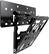 Angle. Samsung - No Gap Fixed TV Wall Mount for Most 82" TVs - Black.