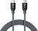 Front. Anker - 6' USB Type C-to-USB Type C Charge-and-Sync Cable - Gray.