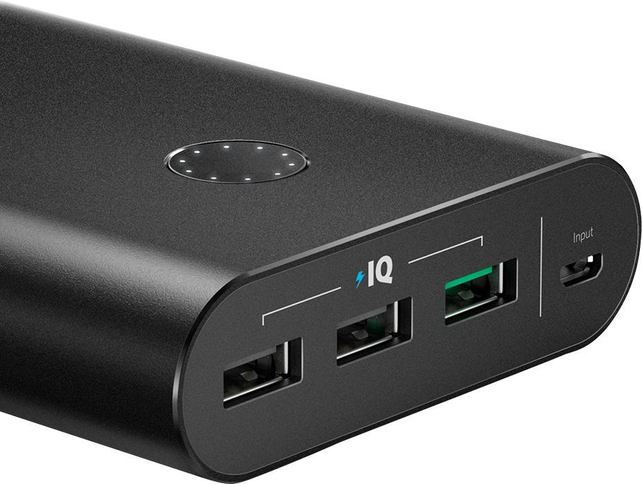 Best Buy: Anker PowerCore+ mah Portable Charger with Qualcomm QC Black A1374H11-2