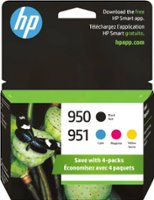 HP - 950/951 4-Pack Standard Capacity Ink Cartridges - Black/Cyan/Magenta/Yellow - Front_Zoom