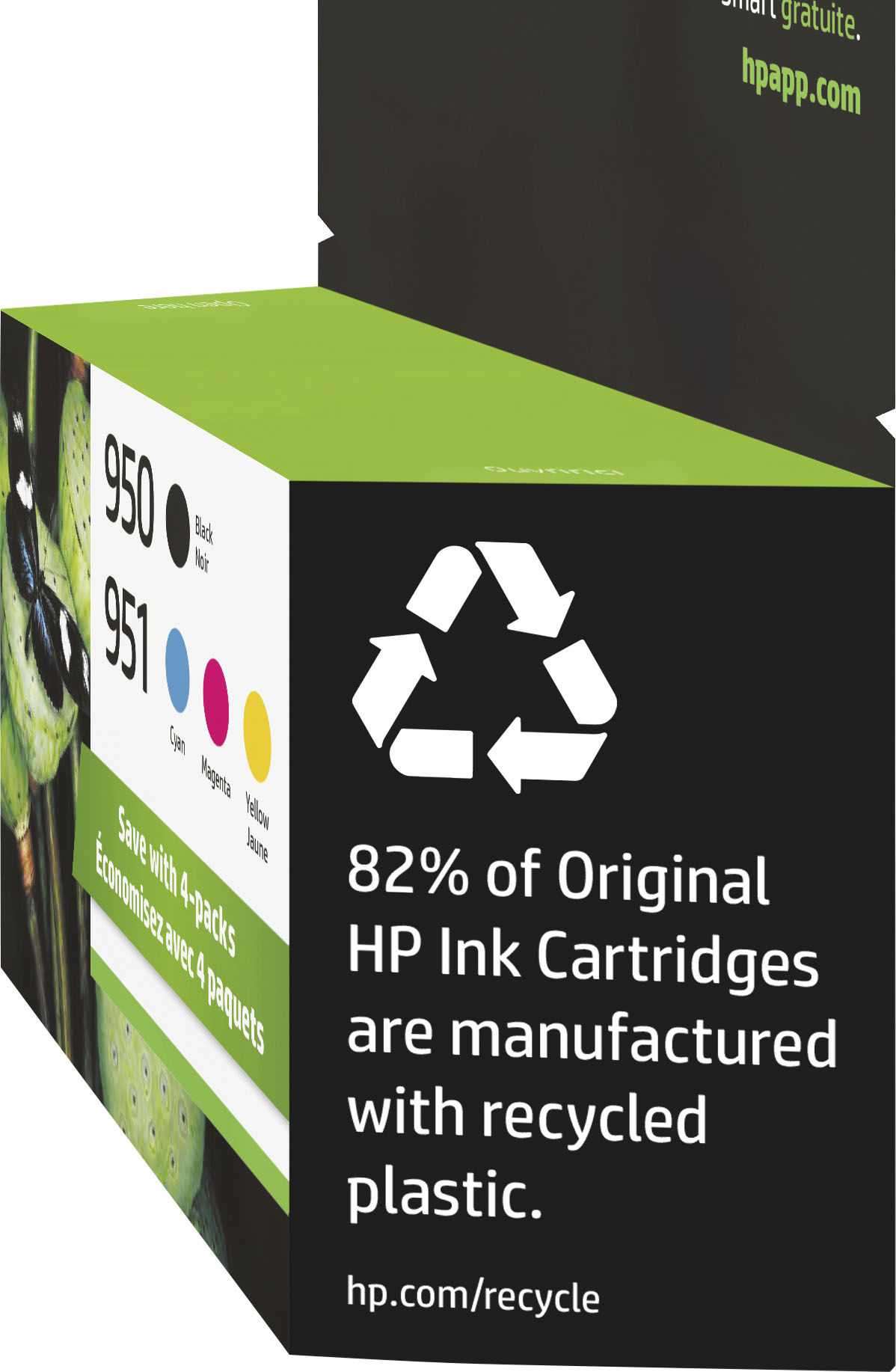 HP 950XL / HP 951XL High Yield Ink SET - Combo 4 Pack - Black Cyan Magenta  Yellow - Original HP Ink Cartridges