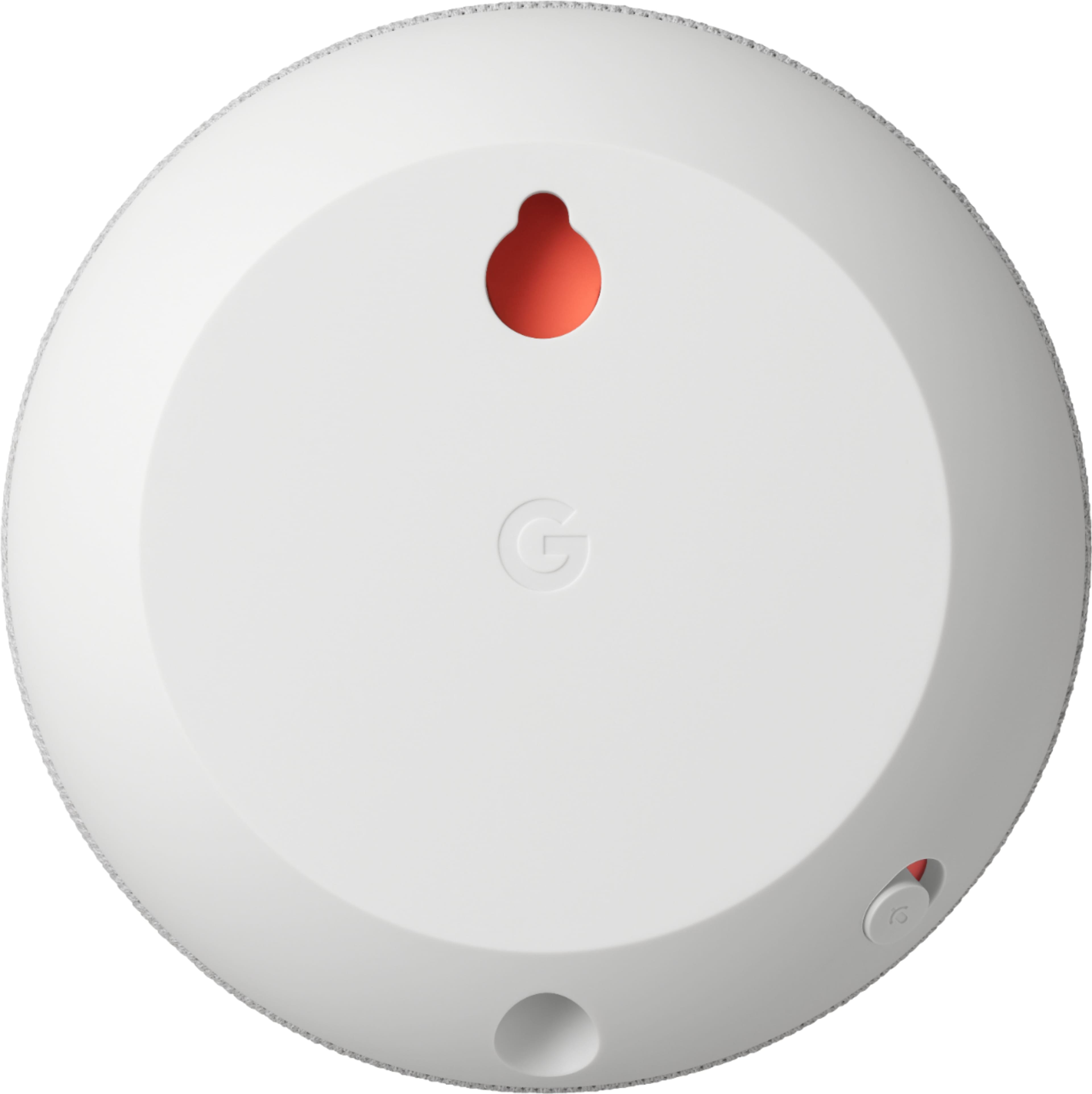 Alt View 11. Google - Nest Mini (2nd Generation) with Google Assistant - Chalk.