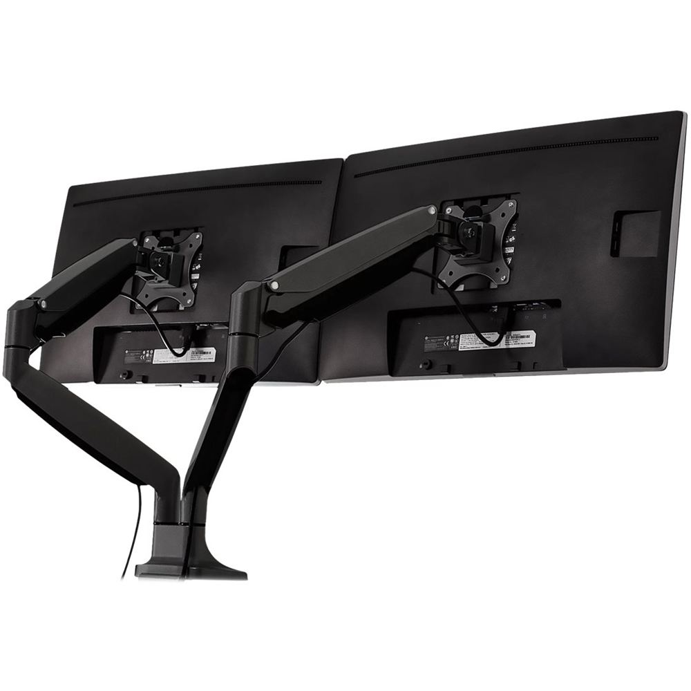Mount-It! Full Motion Dual Monitor Desk Mount With Gas Spring Arms