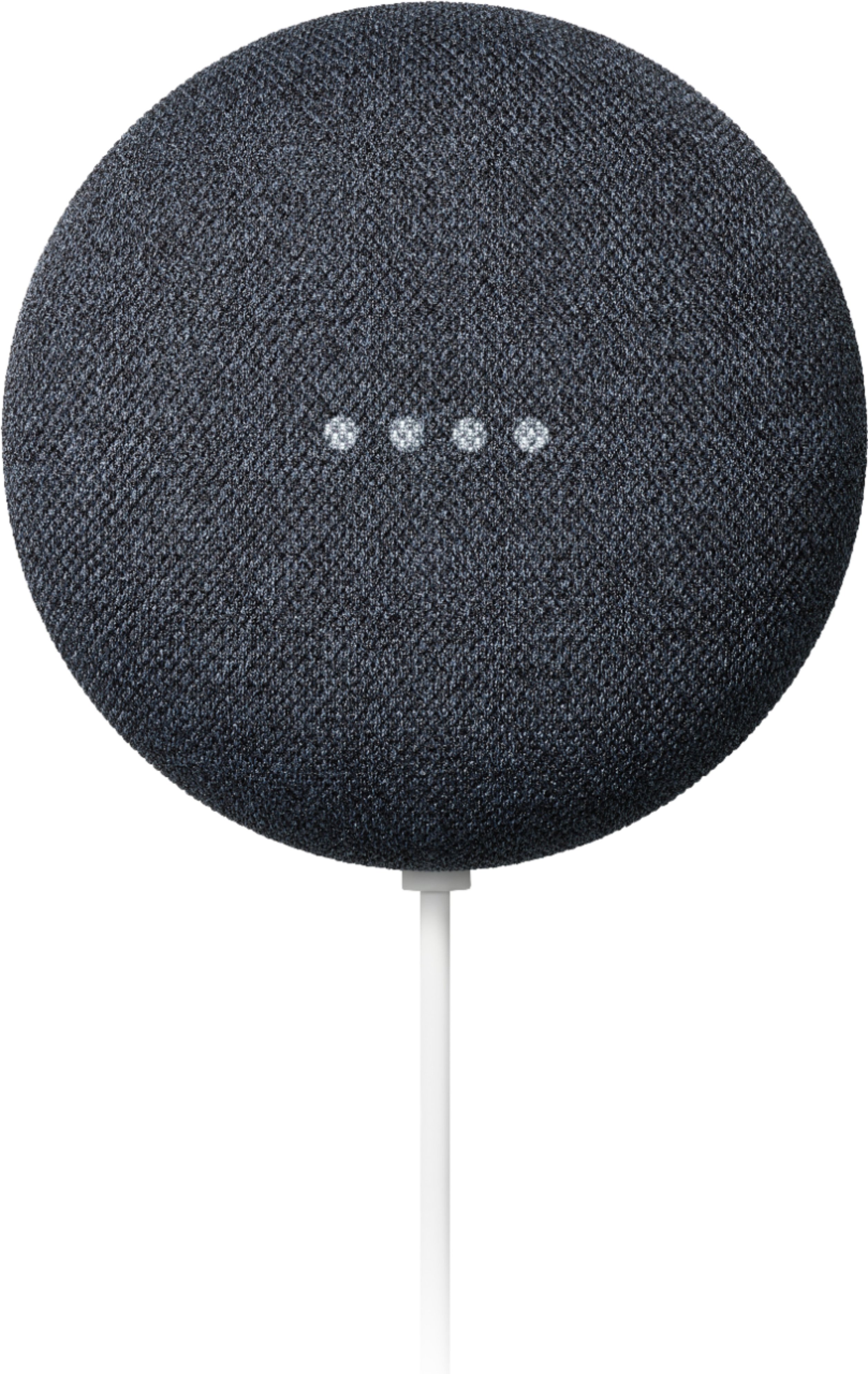 Zoom in on Front Zoom. Nest Mini (2nd Generation) with Google Assistant - Charcoal.