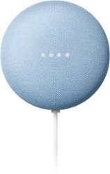 Nest Mini (2nd Generation) with Google Assistant - Sky - Front_Zoom