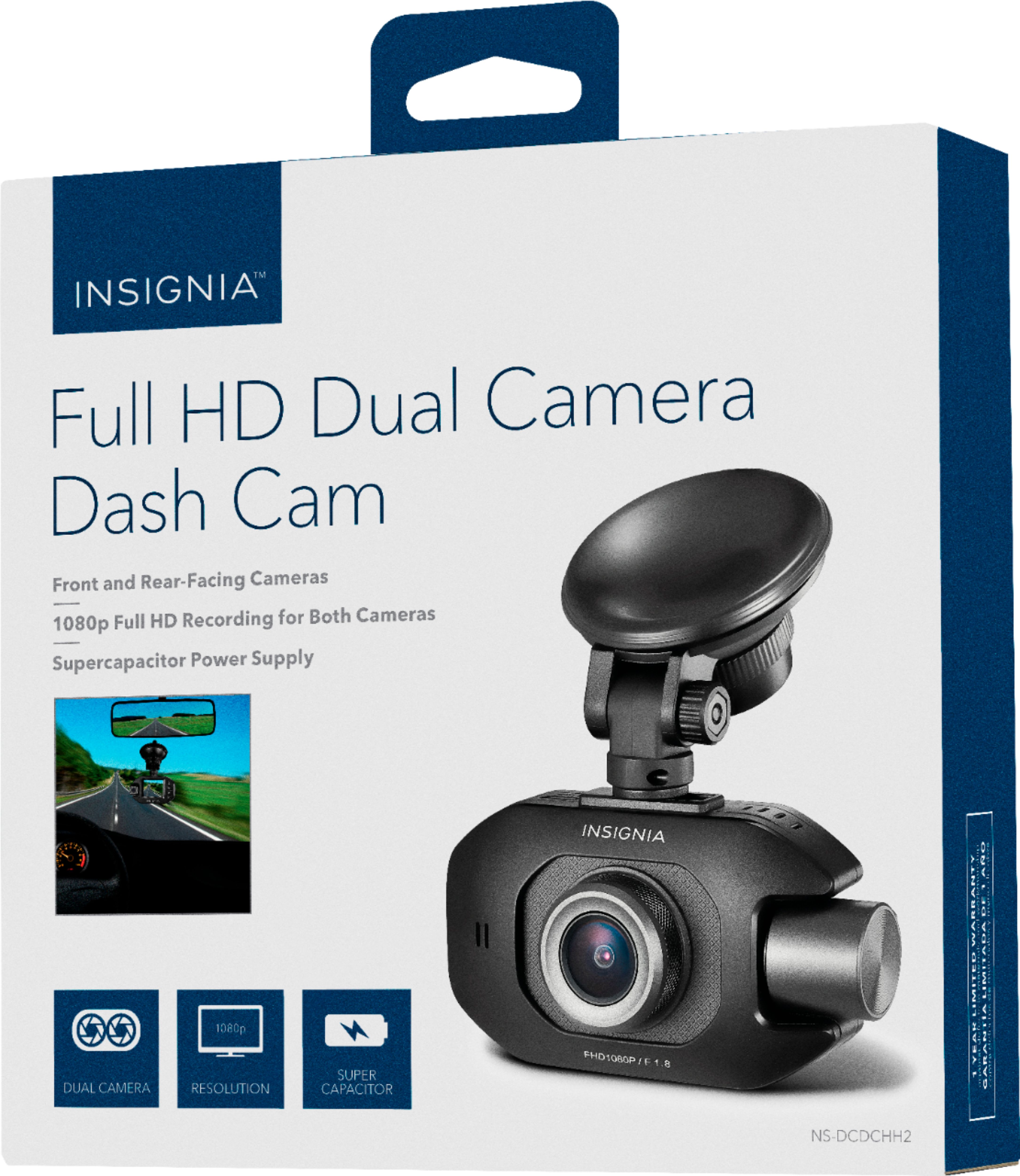 Best Buy: Insignia™ 4K Front and Rear Dashboard Camera System