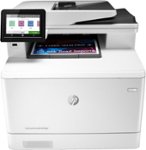 Front. HP - LaserJet Pro M479fdw Wireless Color All-In-One Laser Printer - White.