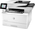 Left Zoom. HP - LaserJet Pro MFP M428fdw Black-and-White All-In-One Laser Printer - White.