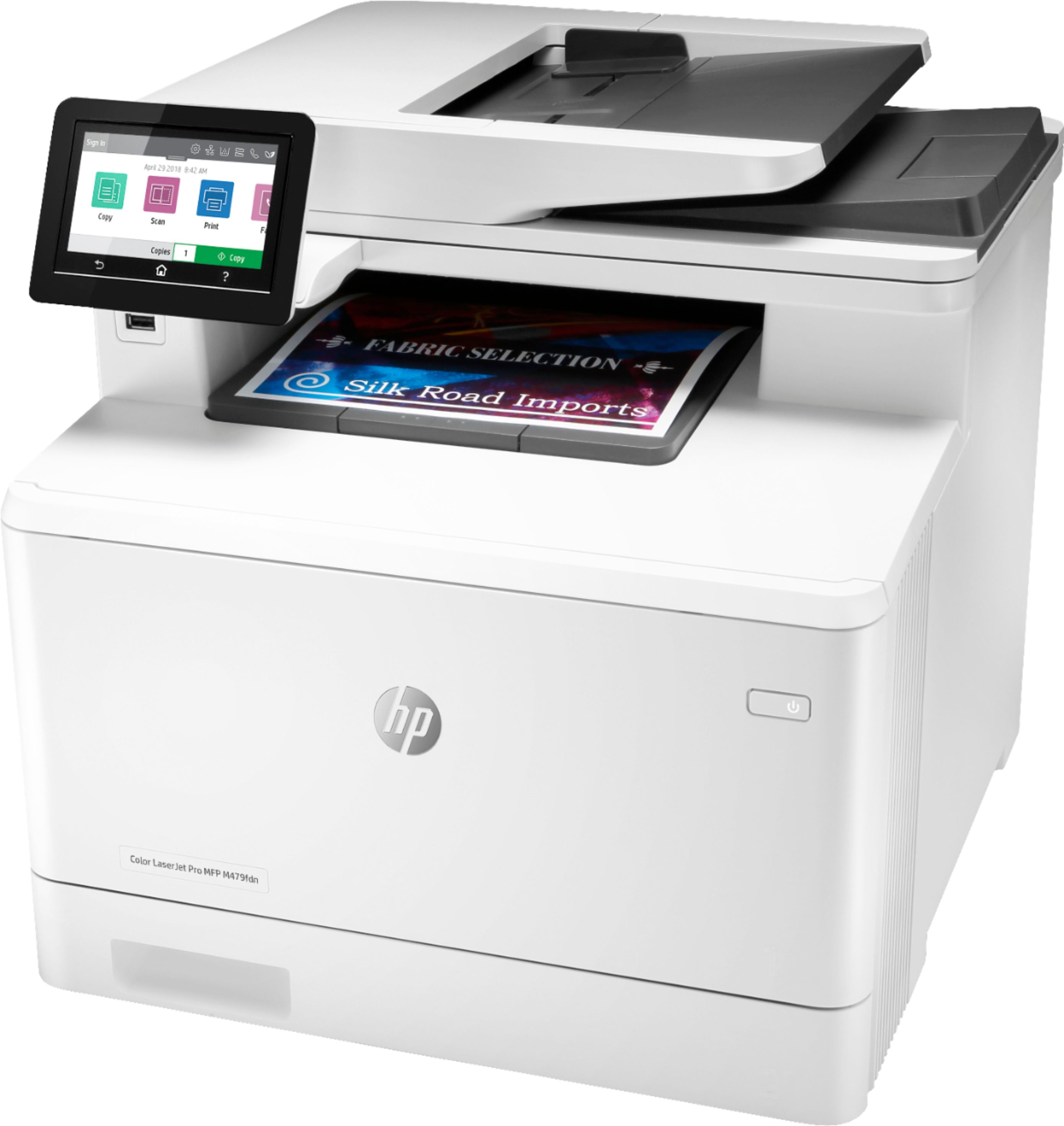 HP LaserJet Pro M479fdn Color All-In-One Laser Printer White W1A79A#BGJ Best