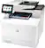 Left. HP - LaserJet Pro M479fdn Color All-In-One Laser Printer - White.