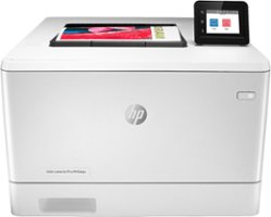 HP - LaserJet Pro M454dw Wireless Color Laser Printer - White - Front_Zoom