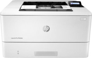 HP - LaserJet Pro M404dn Black-and-White Laser Printer - White - Front_Zoom