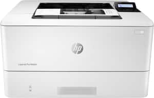 HP - LaserJet Pro M404n Black-and-White Laser Printer - White - Front_Zoom