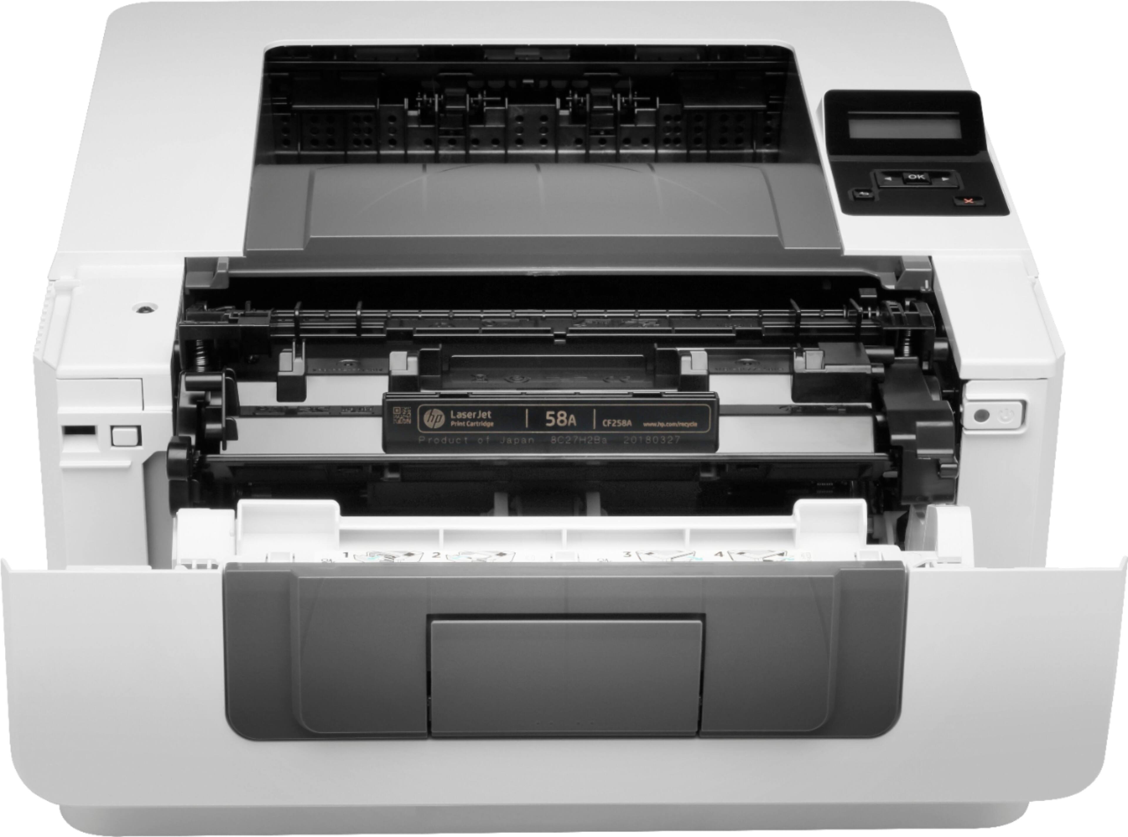 Alt View 12. HP - LaserJet Pro M404n Black-and-White Laser Printer - White.
