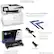 Alt View 19. HP - LaserJet Pro MFP M428fdn Black-and-White All-In-One Laser Printer - White.
