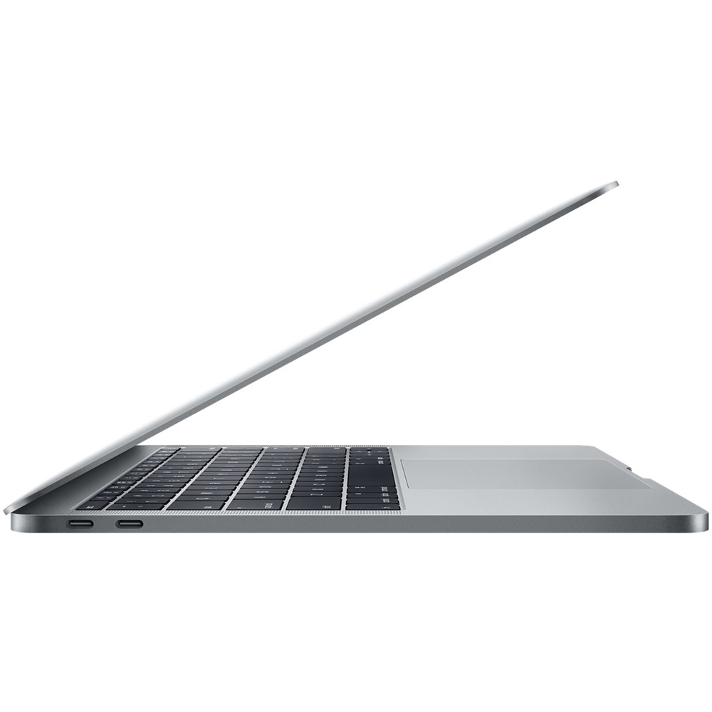 Left View: Apple - MacBook Pro 15.4" Display with Touch Bar - Intel Core i7 - 32GB Memory - AMD Radeon Pro 560X - 1TB SSD - Silver