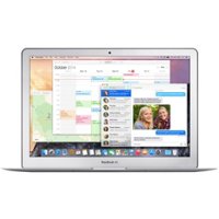 Apple MacBook Air 13.3" Certified Refurbished - Intel Core i5 with 8GB Memory - 128GB Flash Storage SSD (2015) - Silver - Front_Zoom