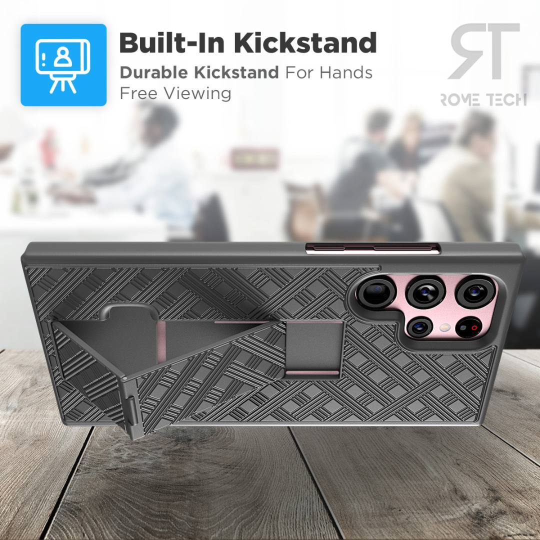Built-In Kickstand  
Durable Kickstand For Hands Free Viewing  
ROME TECH