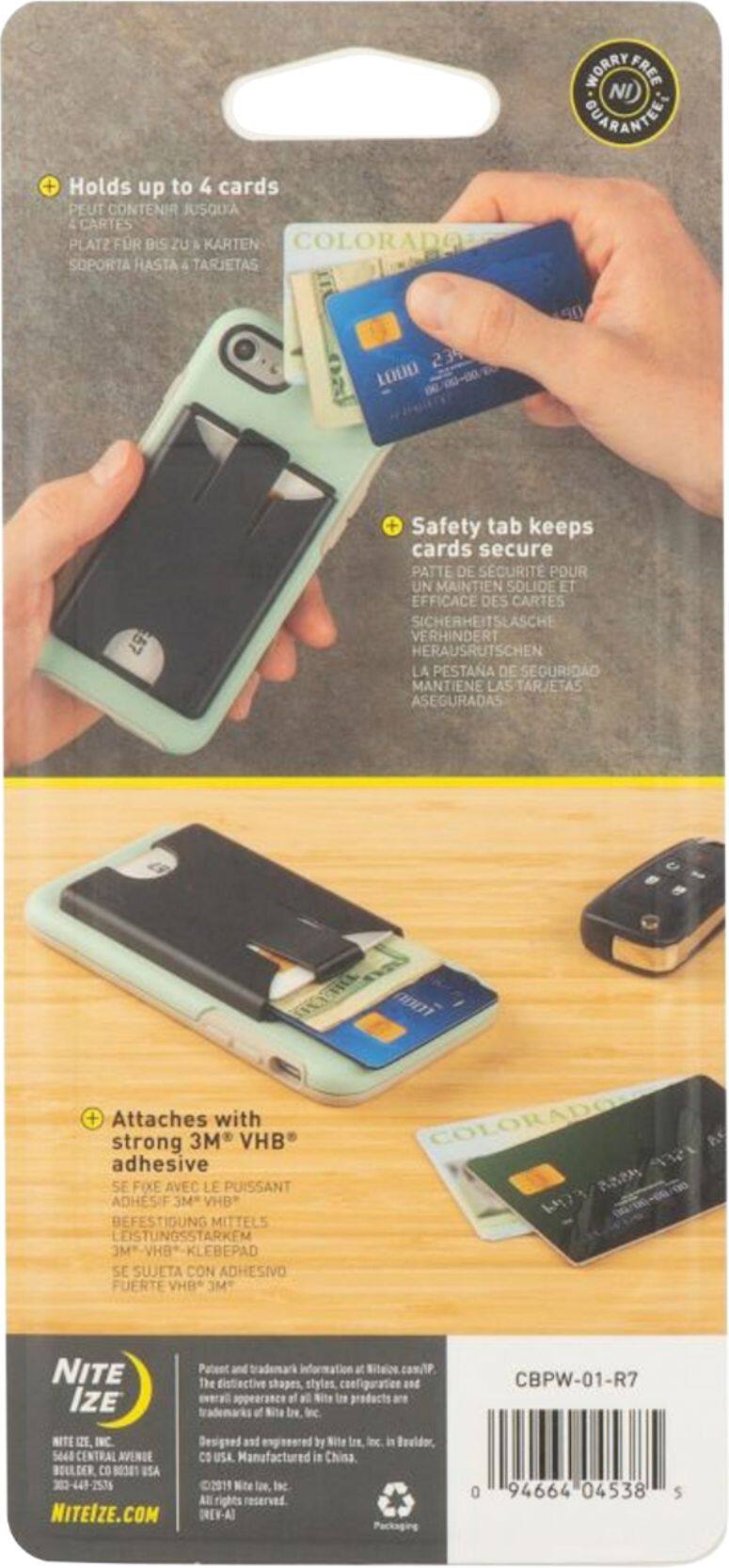 Alt View 18. Nite Ize - CashBack Phone Wallet - Black.