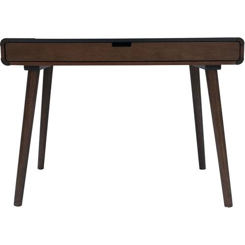 Noble House - Pomona Writing Desk - Gray/Brown