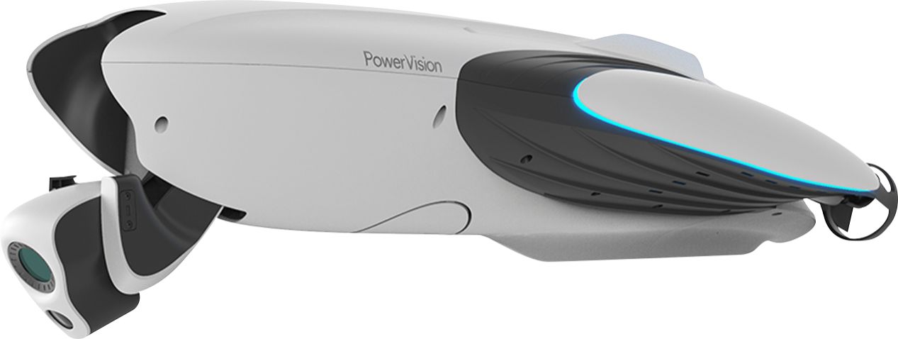 Angle View: PowerVision - PowerDolphin Wizard Water Drone - White/Gray