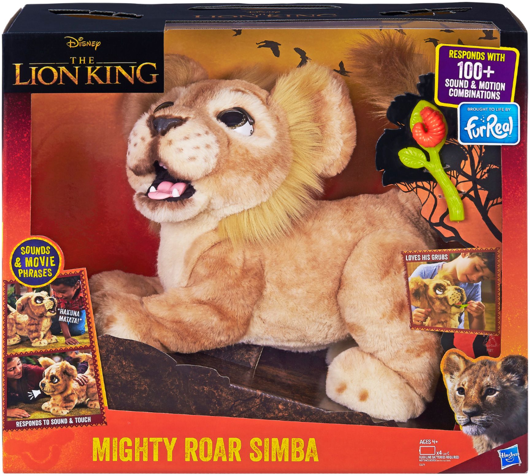furReal E5679 Disney The Lion King Mighty Roar Simba Interactive Plush Toy for sale online